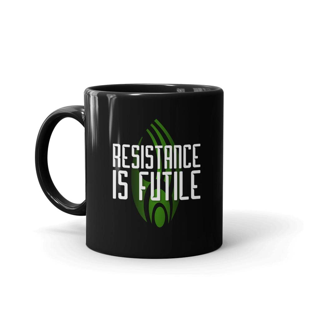 Star Trek: The Next Generation 'Resistance Is Futile' Mug - 15oz Officially Licensed