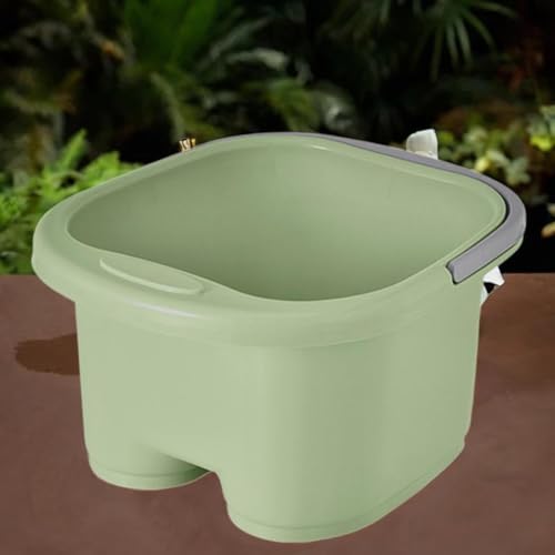 Bañera de pies con masaje y rodillo verde miniatura 5