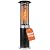 BALI OUTDOORS Propane Patio Heater, Stainless Steel Standing, 36,000 BTUs Portable Commercial Outdoor Gas Patio Heater with Glass Tube for Deck, Garden and Porch