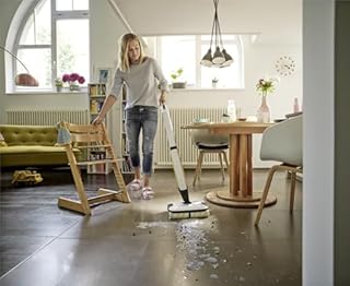 Kärcher Nettoyeur de SoLS FC 7 Cordless, avec 4 Rouleaux Microfibres Contrarotatifs, Durée d'Utilisation de la Batterie : env, 45 Min, Rendement de Surface par Charge de Batterie : env, 175 M²