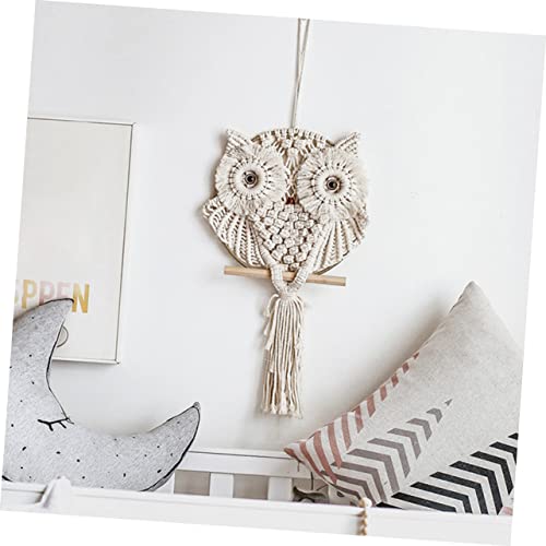Tenture macramé hibou cabilock une idee cadeau originale de deco - 2