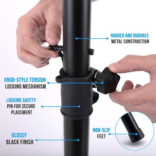 Pyle PSTND25 Universal Speaker Tripod Stand Mount thumb #3