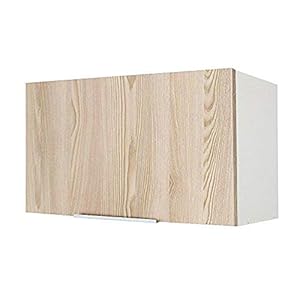 Berlioz Creations CH6HC Hängeschrank für Küche mit Dunstabzugshaube, aus Esche, 60 x 34 x 35 cm, 100 Prozent französische Herstellung