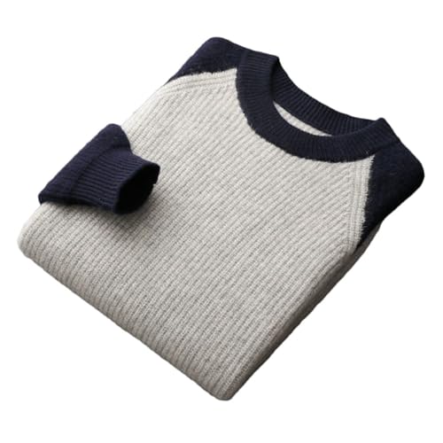 Pull épais en cachemire homme laine mérinos automne hiver chaud