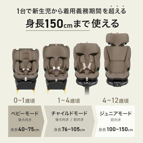 MAXI-COSI(マキシコシ) EMERALD 360 PRO AUTHENTIC BLACK QNY8621671110 の商品画像 1