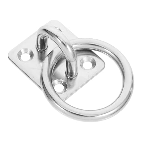 NAMOARLY Heavy Duty Pad Eye Plate Hooks Stainless Steel Ceiling Hooks for Hanging