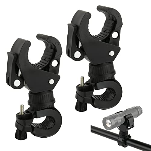Cosmos 2 Pcs Bike Flashlight Mount Holder...