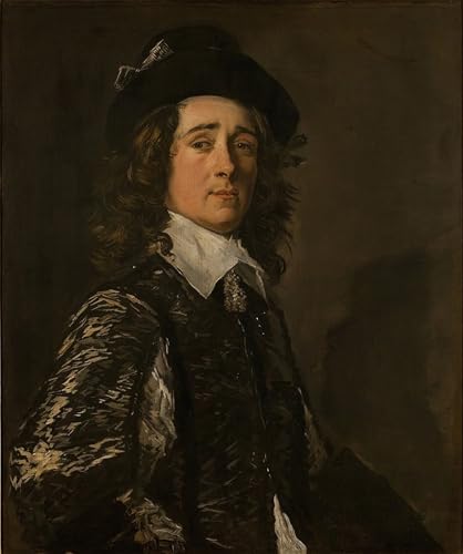 Affiche Toile Portrait de Jaspar Schade Frans Hals pour Salon et Bureau Chic 60x90cm
