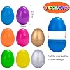 50 Pieces Plastic Easter Eggs - 2.52 Inch Fillable Eggs For Egg Hunts, Party Favors, Kids Activities