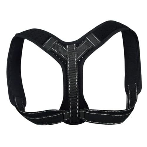 BCOATH Shoulder Posture Brace Posture Black Size of Material Comfortable Fit Washable