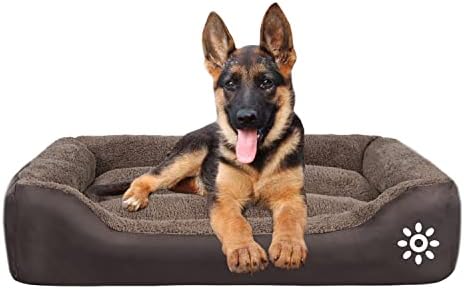 Dog Bed, Dog Beds for Large Dogs, Rectangle Washable Pet Mattress Comfortable and Breathable Large Dog Bed, Pet Bed