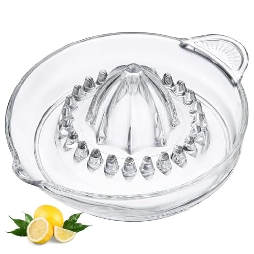 Westmark Exprimidor de cítricos y naranjas, capacidad 250 ml, cristal transparente, 30822260