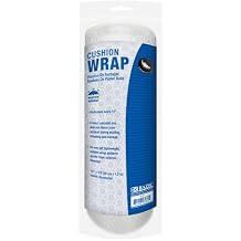 BAZIC Products Bubble Cushion Wrap 12" x 60", Air Bubble Roll Perforated Every 12" for Packing Shipping Moving Fragile Item, 36-Pack