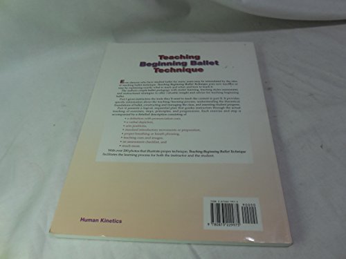 Beginning Ballet Technique livre de cours de danse classique pour débutants