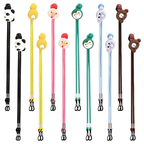 MLPKOI - MLPKOI 12 Pcs Kids Glasses Strap, GGlasses Lanyard, GGlasses Chain for Kids, Eyeglasses Strap Eyewear Retainer, Spectacles Chain Lanyard Cord, Children'S Glasses Straps, KKids Sunglasses Straps