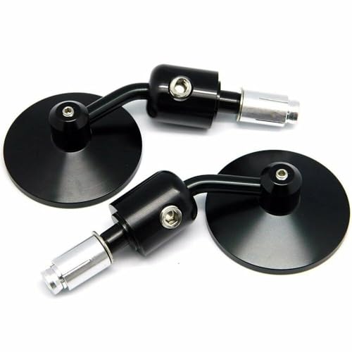 Retrovisores moto CNC universales con cristal antirreflejo y ajuste 360