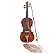 Violino Violino Autodidatta Bambino Fatto A Mano Legno Massiccio Principiante Classificazione Professionale Gioco for Adulti Strumento A Corda Accessori in Ebano, 5 Taglie Shijinhao