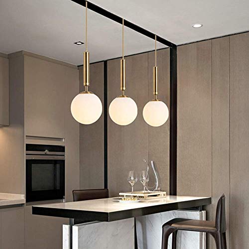 Lustre restaurant dôme lumière chaude suspension minimaliste chambre couloir étude 20cm