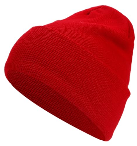 Gorro Beanie de Color Sólido para Invierno Unisex miniatura 1