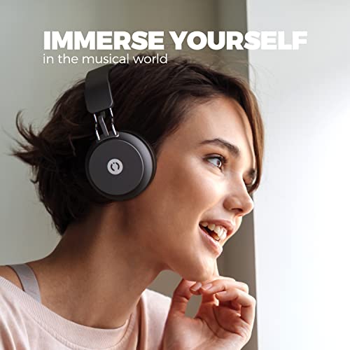 MuveAcoustics CORE Casque supra-auriculaire,Oreillettes Bluetooth sans fil, souples et pliables, 20 heures de lecture… - Les Beatles, Paul McCartney, John Lennon, RIngo Starr, George Harrison MuveAcoustics CORE Casque supra-auriculaire,Oreillettes Bluetooth sans fil, souples et pliables, 20 heures de lecture… – Image 8