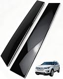 AIKEPT B-Pillar Door Trim Molding Set, Compatible with Ford Explorer 2011-2019, Left & Right Gloss Black...