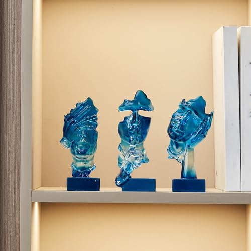 Set de 3 Estatuas Pensador Abstracto para Decoración miniatura 6