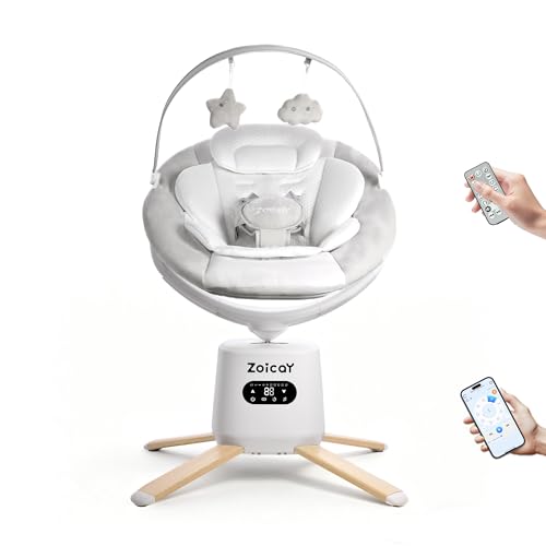 Balancelle Bébé Electrique Zoicay Transat Bébé Electrique 9 Modes avec Siège réglable...