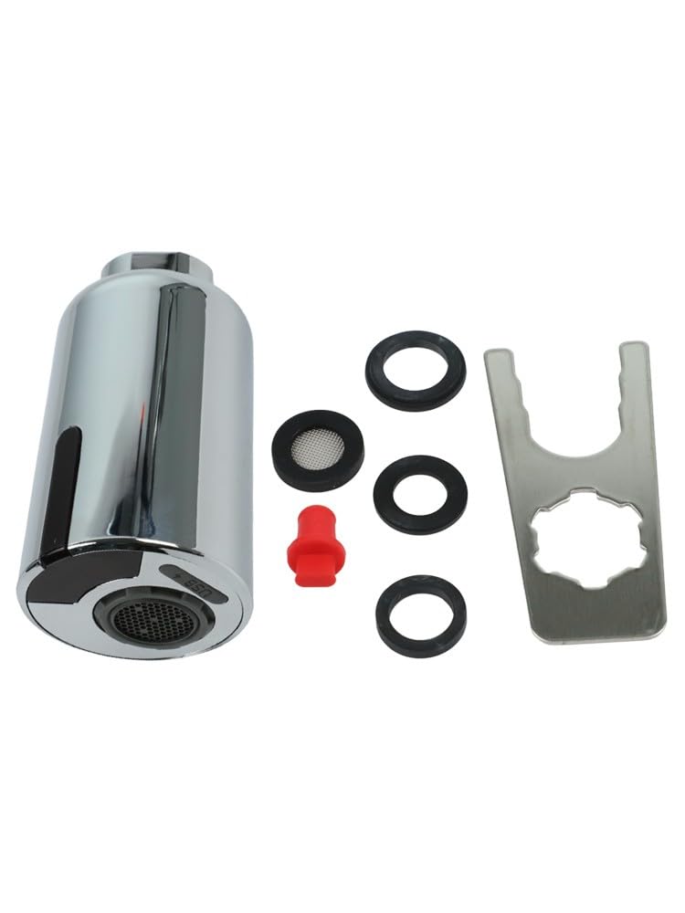 Adaptador automático de grifo con sensor infrarrojo de ahorro de agua, 3.1 x 1.6 pulgadas, dispositivo ABS cromado para cocina y baño, recargable por USB