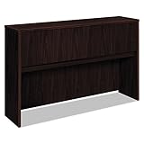 Basyx BL2183NN 60 by 14-5/8 by 37-1/8-Inch Laminate Hutch with 4 Doors, Mahogany