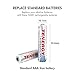 Tenergy Premium Rechargeable AAA Batteries, High Capacity 1000mAh NiMH AAA Batteries, AAA Cell Battery, 4-Pack with 1 AAA Size Battery Holder