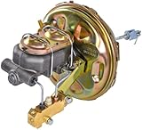 JEGS Power Brake Booster Conversion Kit | For GM A, F, X Body Cars | Compatible With Front Disc/Rear Drum Systems