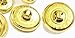 GOLD Premium METAL ~NAVY NAUTICA ANCHOR~ METAL BLAZER BUTTON SET ~ 11-Piece Set of Shank Style Fashion Buttons For Single Breasted Blazers, Sport Coats, Jackets & Uniforms ~ METALBLAZERBUTTONS.COM