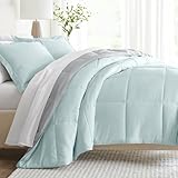 Linen Market Reversible Twin Comforter Set (2 Piece) - Bring Luxury Home with Our Soft and Lightweight Down Alternative Comforters Twin Size - Twin Bed Set Includes Comforter and 1 Pillow Sham