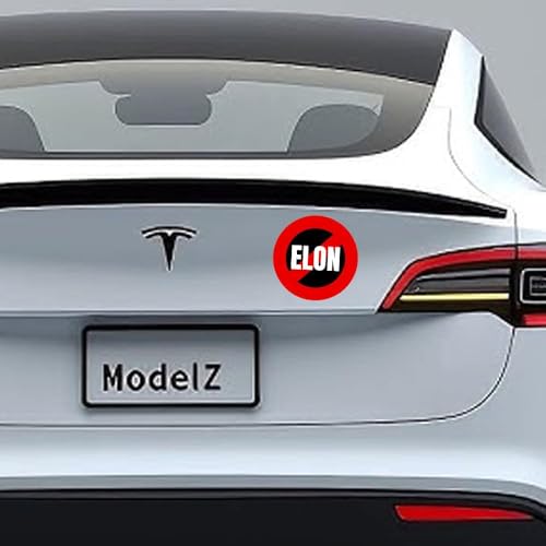 Image of 3-Pack Anti-Elon Magnetic Car Signs Removable Paint-Safe I Bought This Before Elon Went Crazy Te-SLA Club Magnets Reusable Weatherproof Sarcastic Decals for Tesla Owners (No Glue No Residue