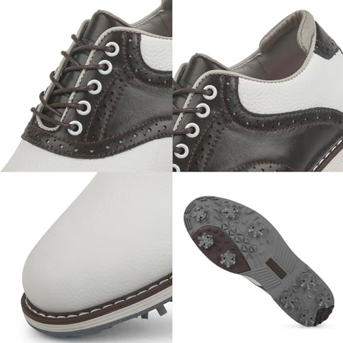 Zapatos de golf impermeables NGARY con 9 clavos para un agarre estable 6