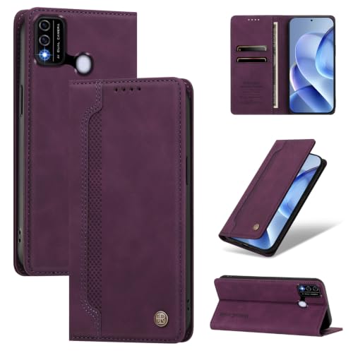 Jiajihua Phone Case Compatible with itel A48 Purple