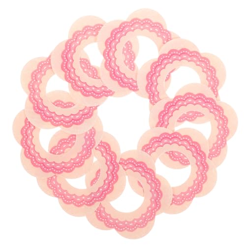 ULTECHNOVO Soportes para Paletas Antigoteo De Papel Rosa 50 Unidades, Porta Paletas para Niños, Recogedor De Goteo Portátil para Fiestas y Viajes