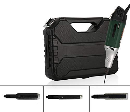 Yuchengtech 220V Electric Chisel Power Carver Electric Woodworking Carving Knife Electric Carving Chisel (Host+3 Blades) #TOP1