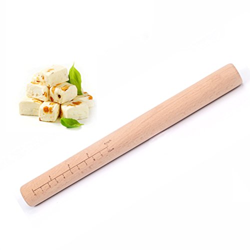 Wood French Rolling Pin for Baking No Handles Rolling Pin Kitchen pour Cookie par Yier