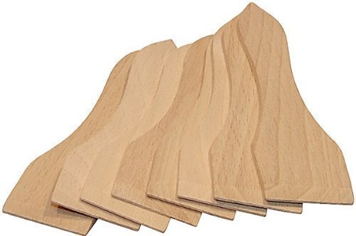 Gravidus 8X Racletteschieber Raclette Schaber Holzspatel Buche Cover