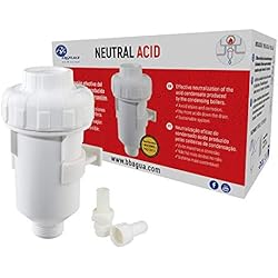 Ablandador De Agua Para Calderas Filtro Neutral Acid. Neutraliza el condensado de ácido producido por la caldera alargando la vida y reduciendo el mantenimiento. Fácil limpieza y mantenimiento. Bbagua.