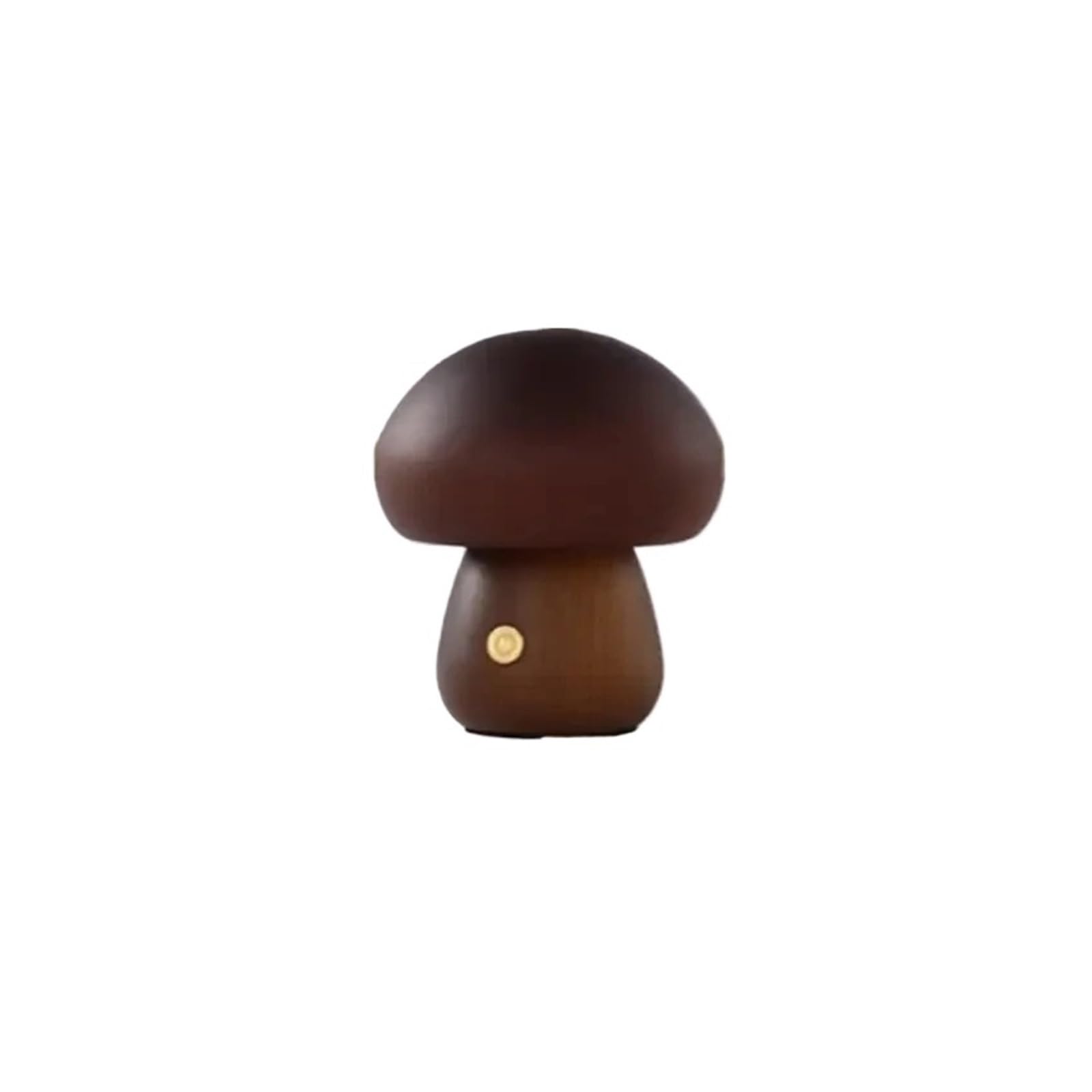 CKAFZMYJQBT Wooden Creative Mushroom Night Light Stepless Dimming Bedside Table Lamp 3 Color Rechargeable Sleeping Nightlights for Room