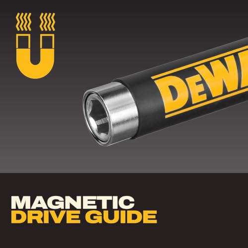 Image of DEWALT 18 pc. Compact Magnetic Drive Guide Set, Yellow (DWAF2058CS)