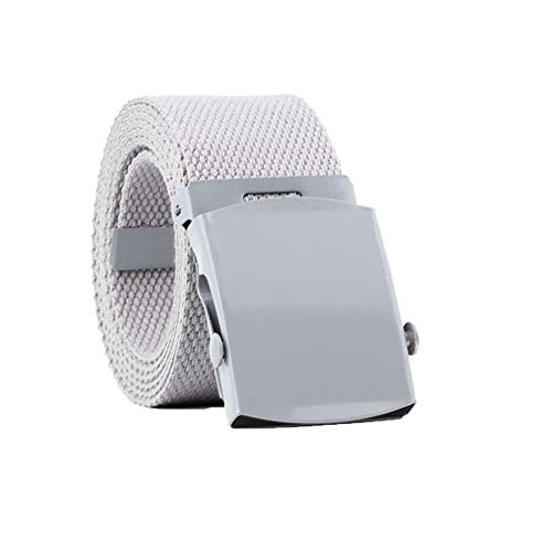 Andongnywell Unisex Nylon Belt Webbing Canvas Outdoor Belt with Plastic Buckle Waist Strap Waistband Waist Cinch