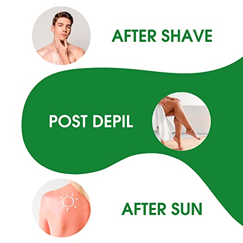 Gel Puro de Aloe Vera, 100% Natural, Potente Hidratante, Suavizante & Calmante de la Piel, Después de la Cera, Depilación, Afeitado y Después del Sol 500 ml - imagen 4