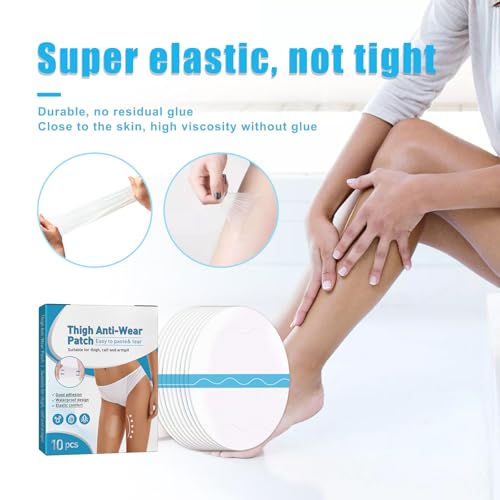 20 Stück Oberschenkel-Anti-Reibungs-Pads, Anti Reibungs Oberschenkel Patch Oberschenkelbänder Anti-Verschleiß-Patch auf der Innenseite des Oberschenkels Geeignet den täglichen Spaziergang und Sport