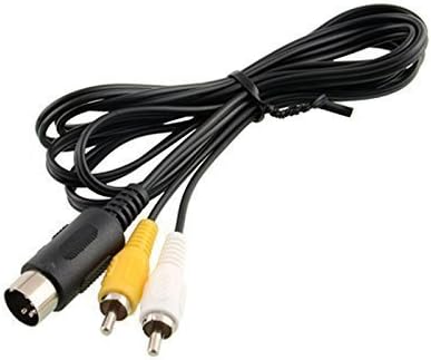 Nuevo RCA AV AV para Sega Genesis 1 Audio Video TV Cable compuesto Coed 6FT
