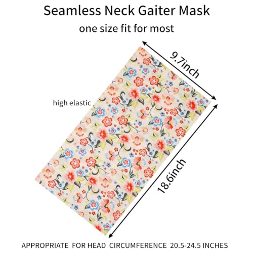 Image of Neck Gaiter Masks Tube Scarf,Seamless Bandanas Buffs Gators,Ourdoor Face Mask Face Covering Multi Headwear