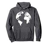 Globe world map Pullover Hoodie