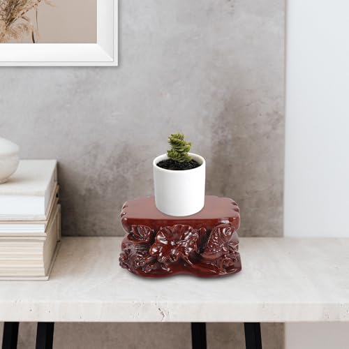 Présentoir fleurs en bois robuste et stable pour salon
